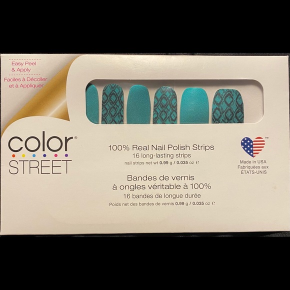 Color Street | Makeup | Color Street Nail Strips Snake My Day Green ...